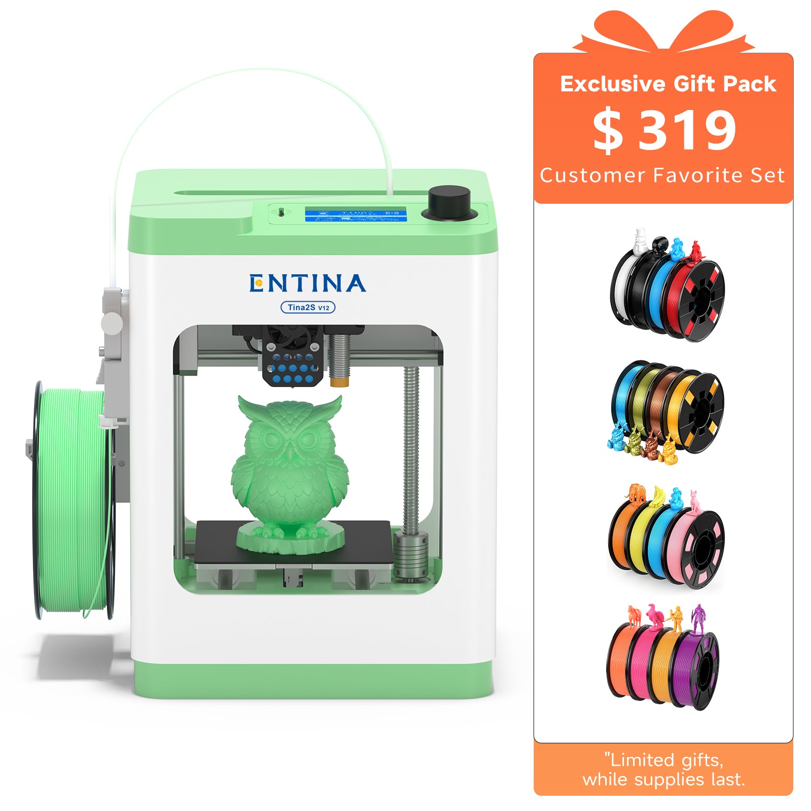 Tina2s 3D Printer | Best home 3d printer