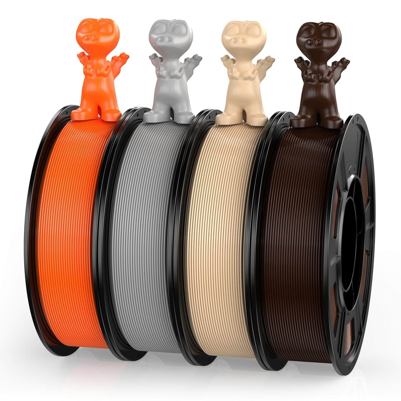 PLA-Wood/Orange/Gray/Coffee 250g*4 - ENTINA