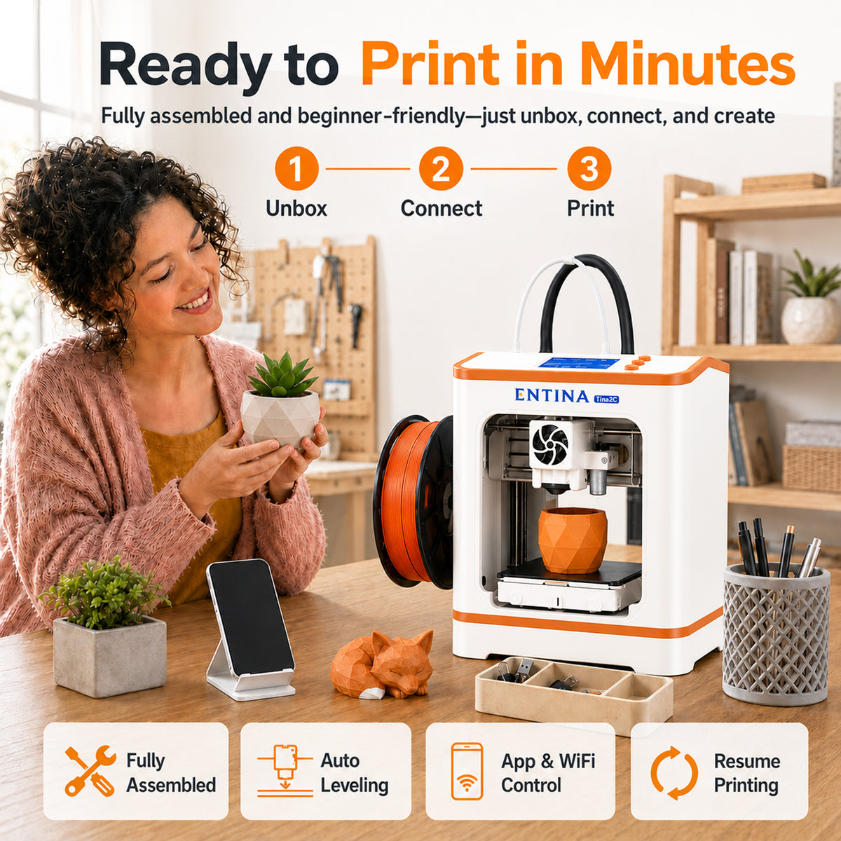 Entina Tina2C 3D Printer