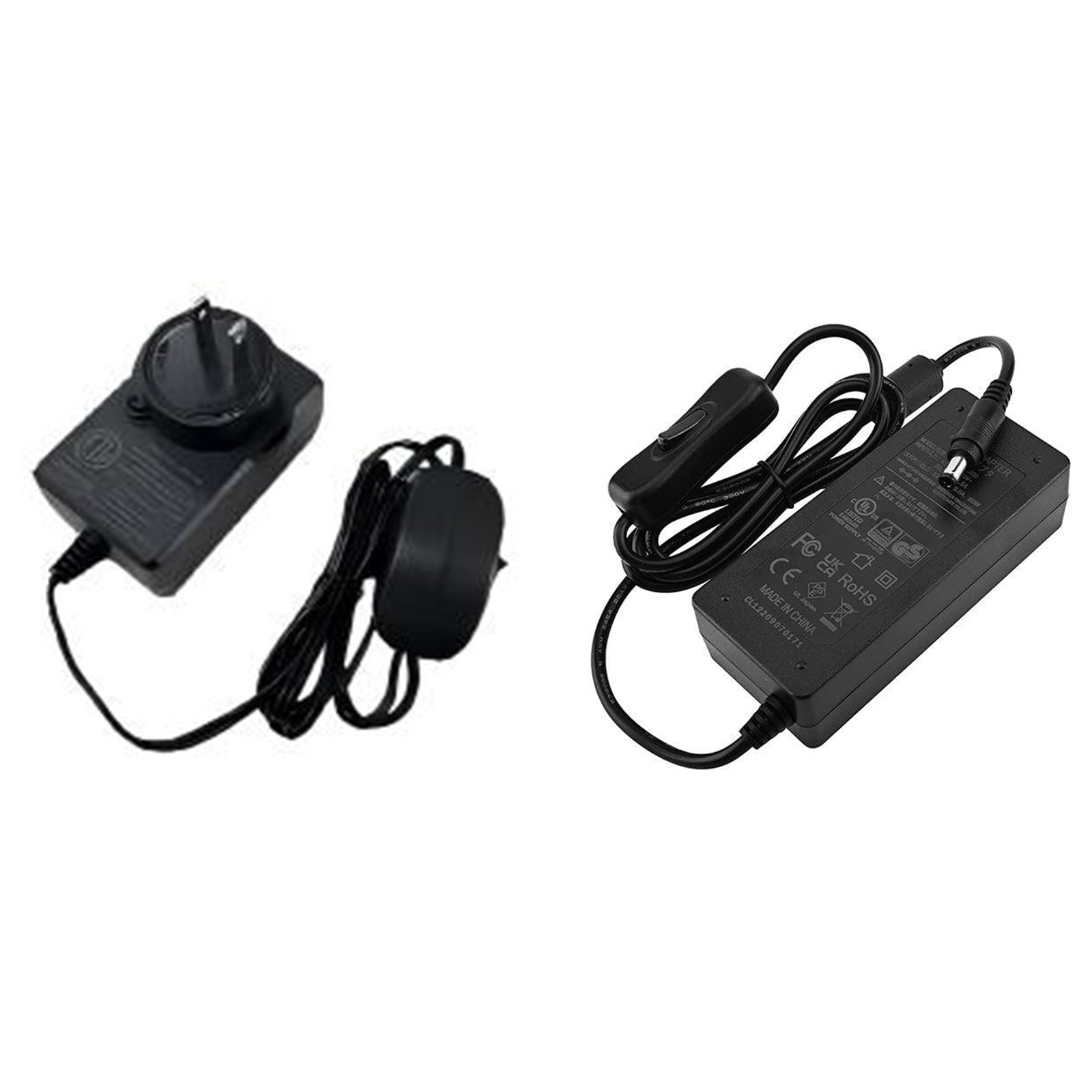Entina Power Adapter 12V 60W+US Conversion Plugs