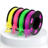 PLA Filament Bundle – Pink, Yellow, Green,Purple(1 kg)