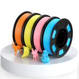 PLA Filament Bundle – Orange, Yellow, Blue &amp; Pink（800g）