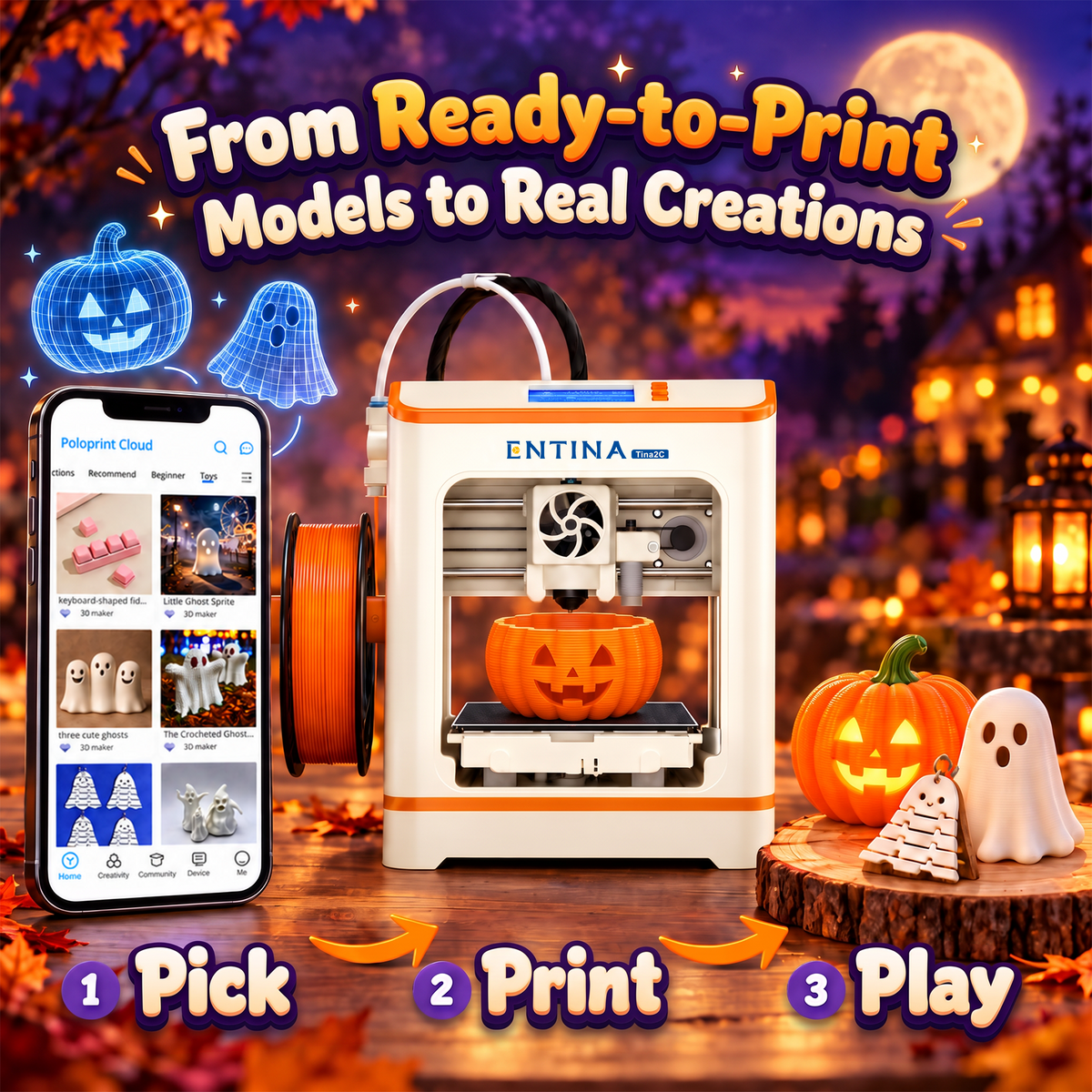Entina Tina2C 3D Printer