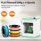 PLA- Orange/ Yellow/ Blue/ Pink 200g*4 - ENTINA