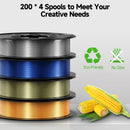 Silk-Bronze/Silver/Blue/Gold  200g*4