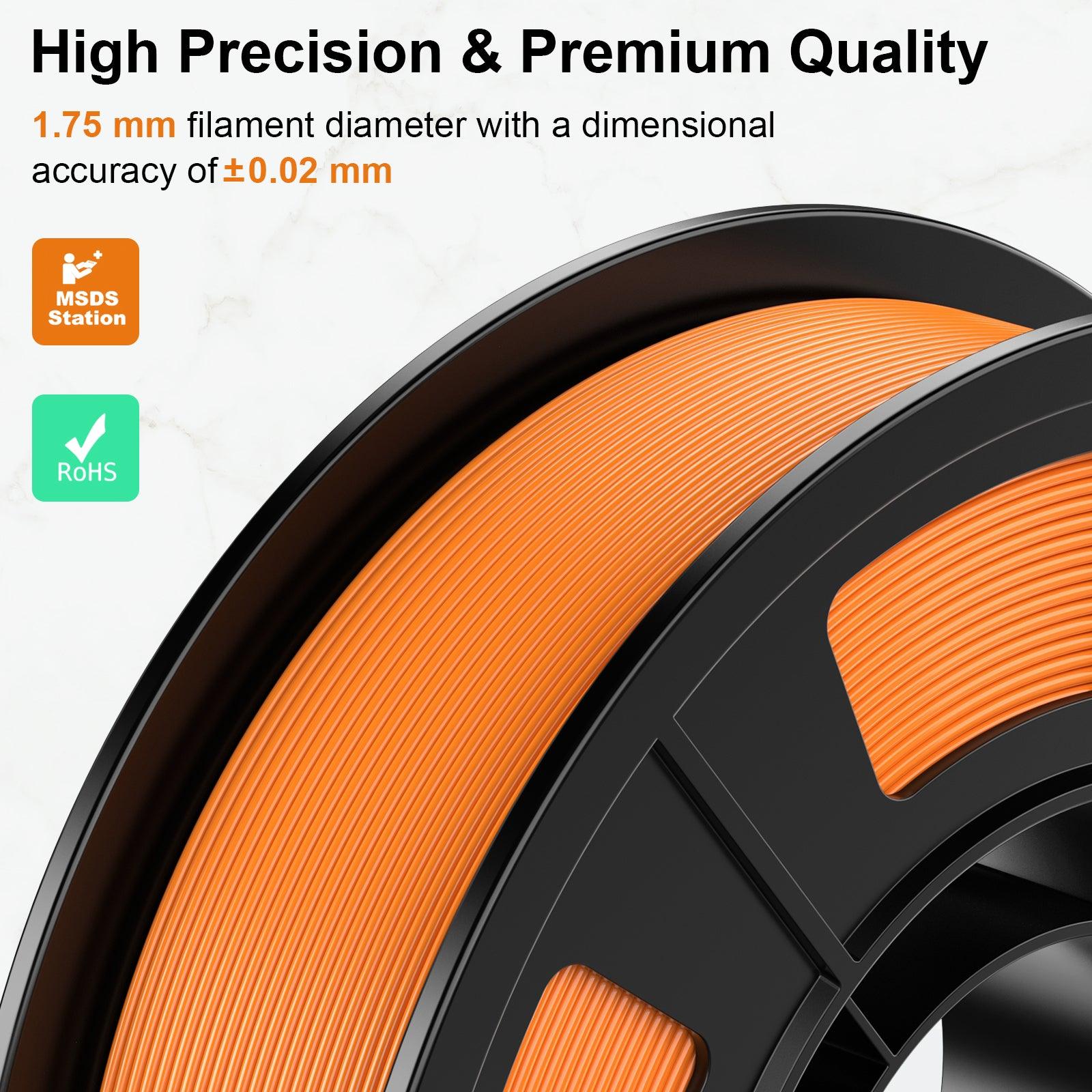 PLA- Orange/ Yellow/ Blue/ Pink 200g*4 - ENTINA