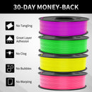 PLA-Pink/Yellow/Green/Purple 250g*4