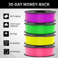 PLA-Pink/Yellow/Green/Purple 250g*4