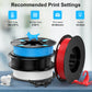 PLA-Black/White/Red/Blue 250g*4