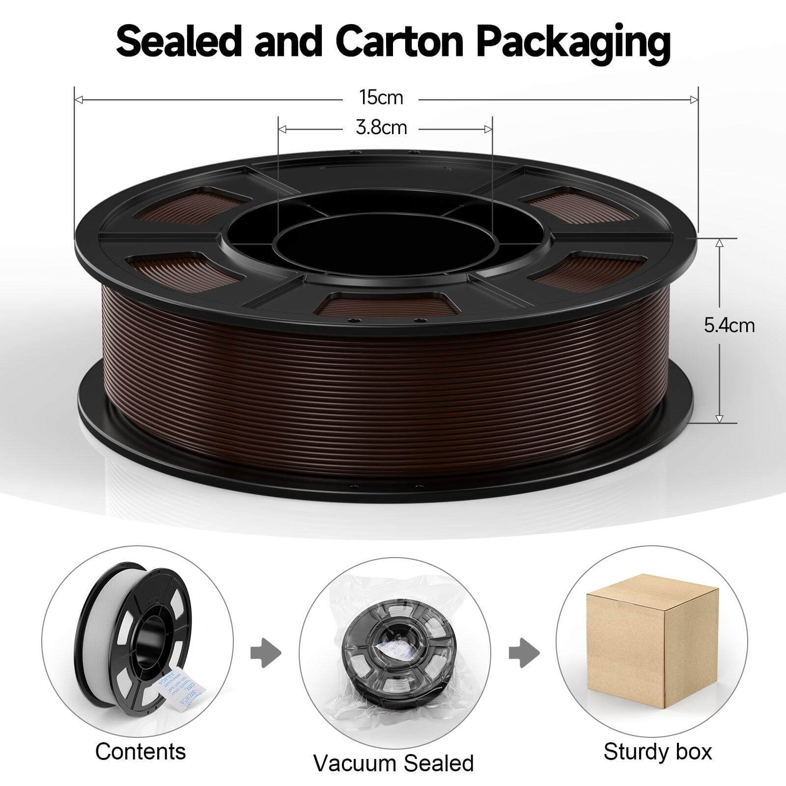 PLA-Wood/Orange/Gray/Coffee 250g*4 - ENTINA
