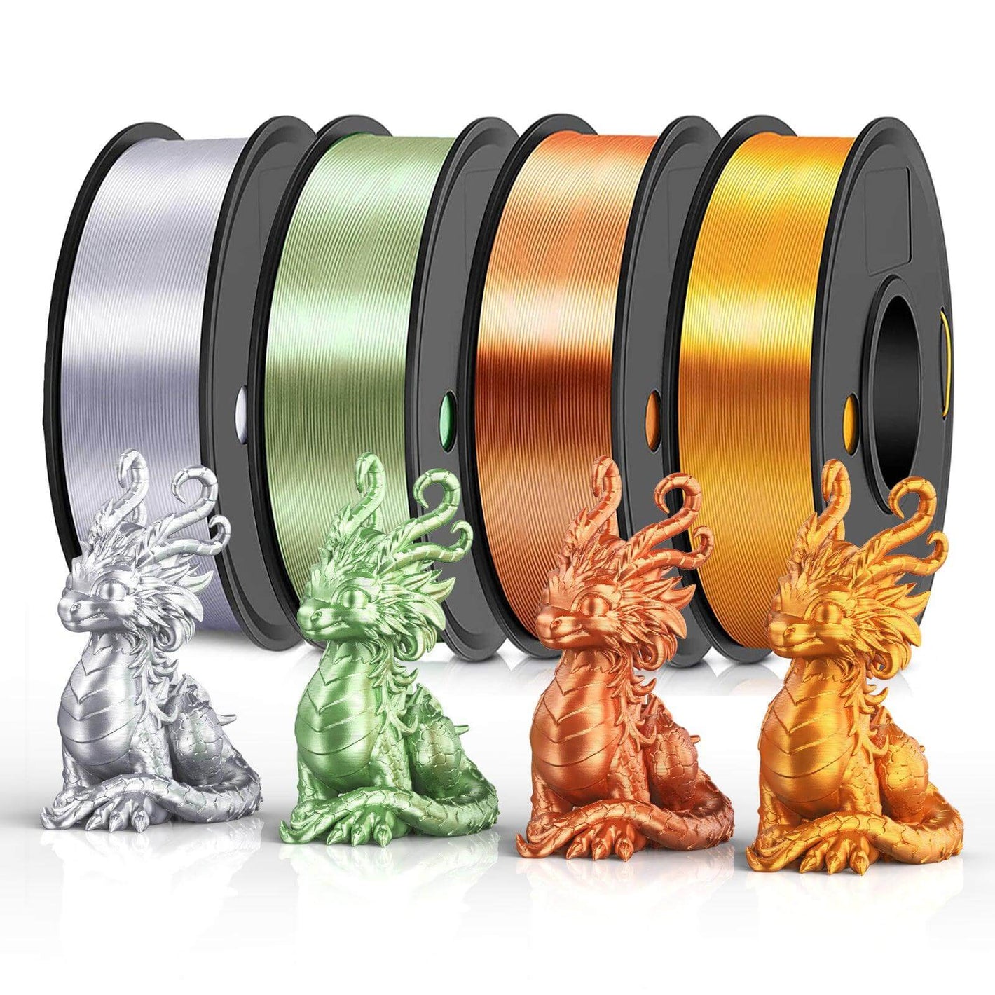 Silk-Gold/Copper/Bronze/Silver 200g*4 - ENTINA