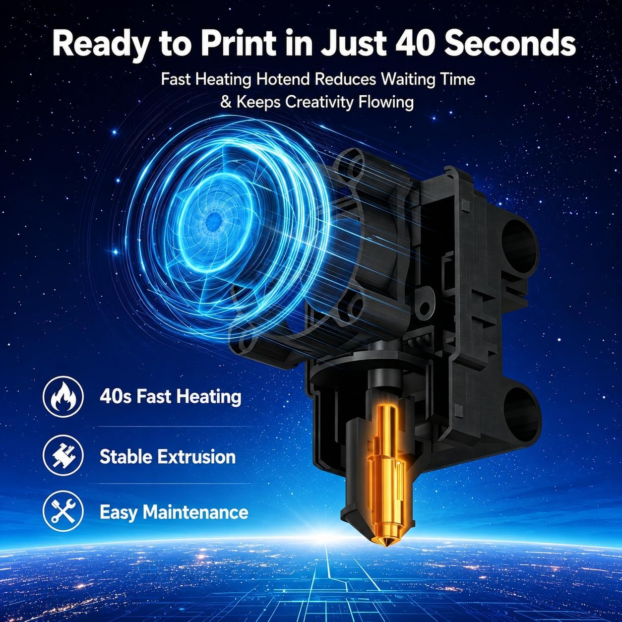Entina Tina2 Plus Smart 3D Printers with 250MM/S Fast Printing, Fully Assembled, 3D Printer for Kids and Beginners