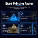 Entina Tina2 Plus Smart 3D Printers with 250MM/S Fast Printing, Fully Assembled, 3D Printer for Kids and Beginners