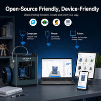 Entina Tina2 Plus Smart 3D Printers with 250MM/S Fast Printing, Fully Assembled, 3D Printer for Kids and Beginners