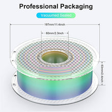 Load image into Gallery viewer, PLA- Rainbow color material silk  1kg
