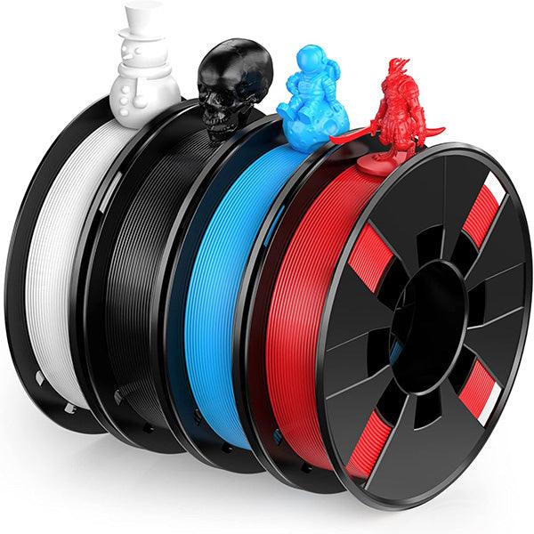 PLA- Black/ White/ Blue/ Red 200g*4 - ENTINA