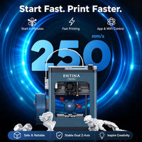 Entina Tina2 Plus Smart 3D Printers with 250MM/S Fast Printing, Fully Assembled, 3D Printer for Kids and Beginners