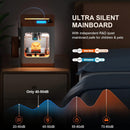 Tina2S Mini 3D Printer, fully assembled with WiFi cloud printing & auto bed leveling, ideal for beginners