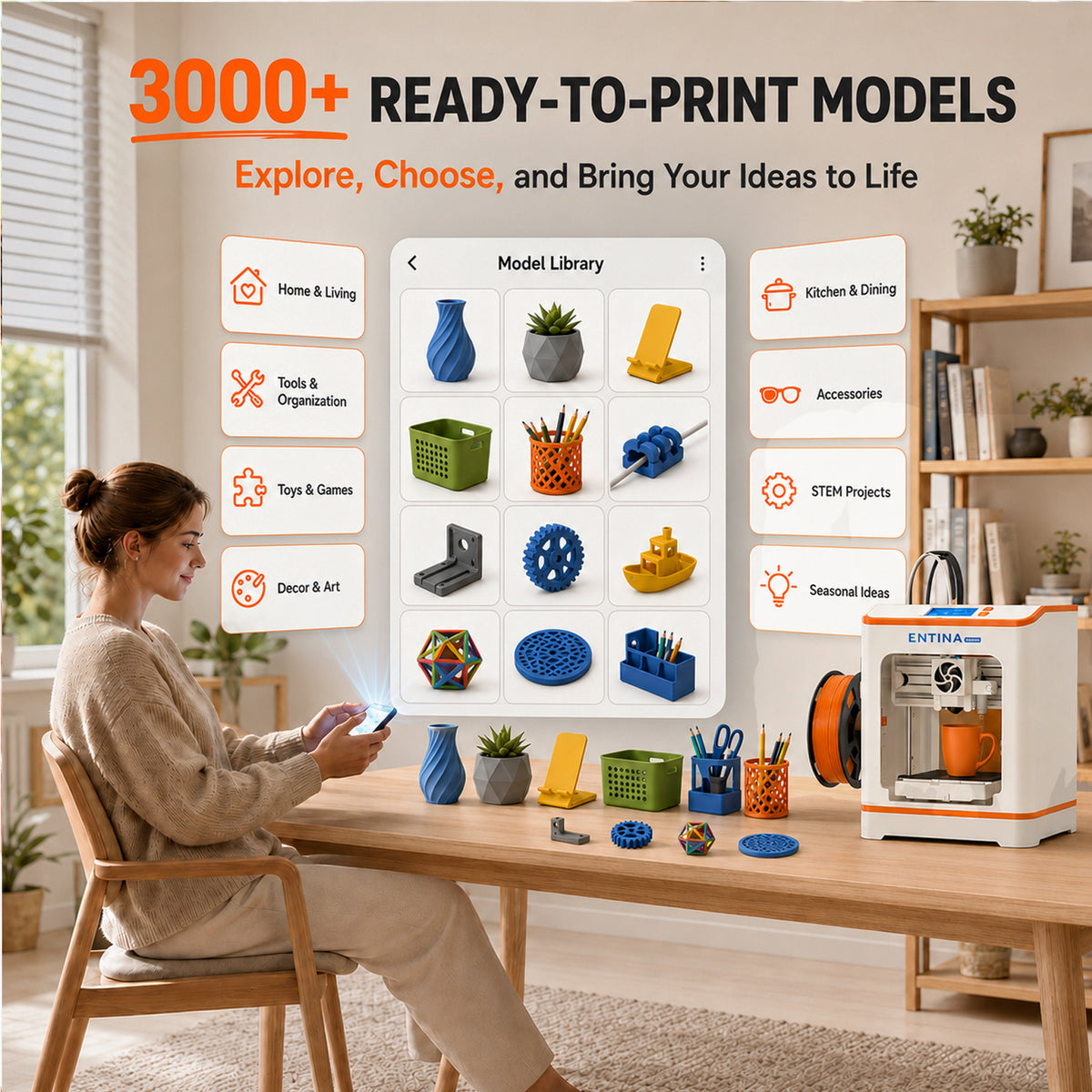 Entina Tina2C 3D Printer