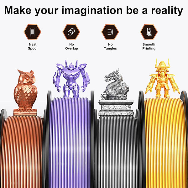 Silk- silk-red/ copper/ gold/ purple silver  250g*4