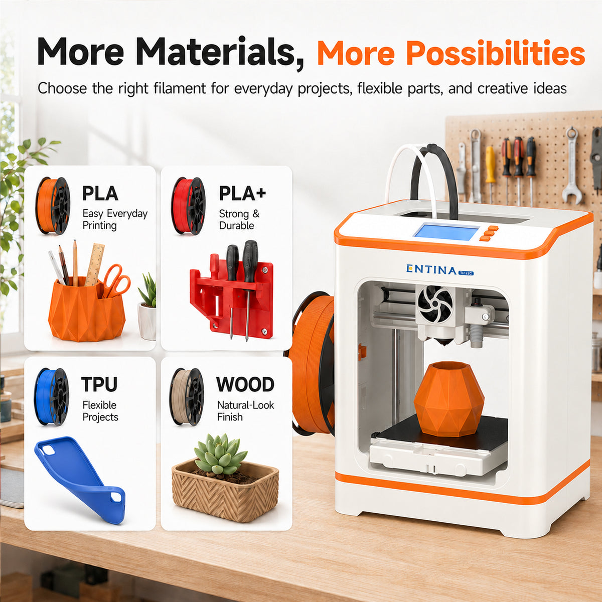 Entina Tina2C 3D Printer
