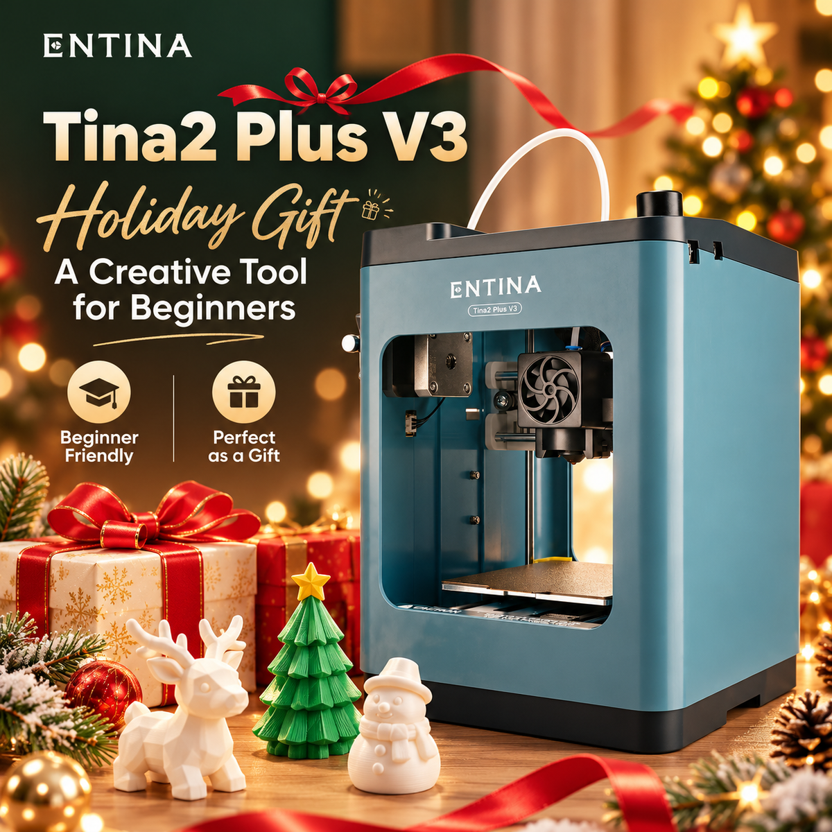 ENTINA Tina2 Plus 3D printer
