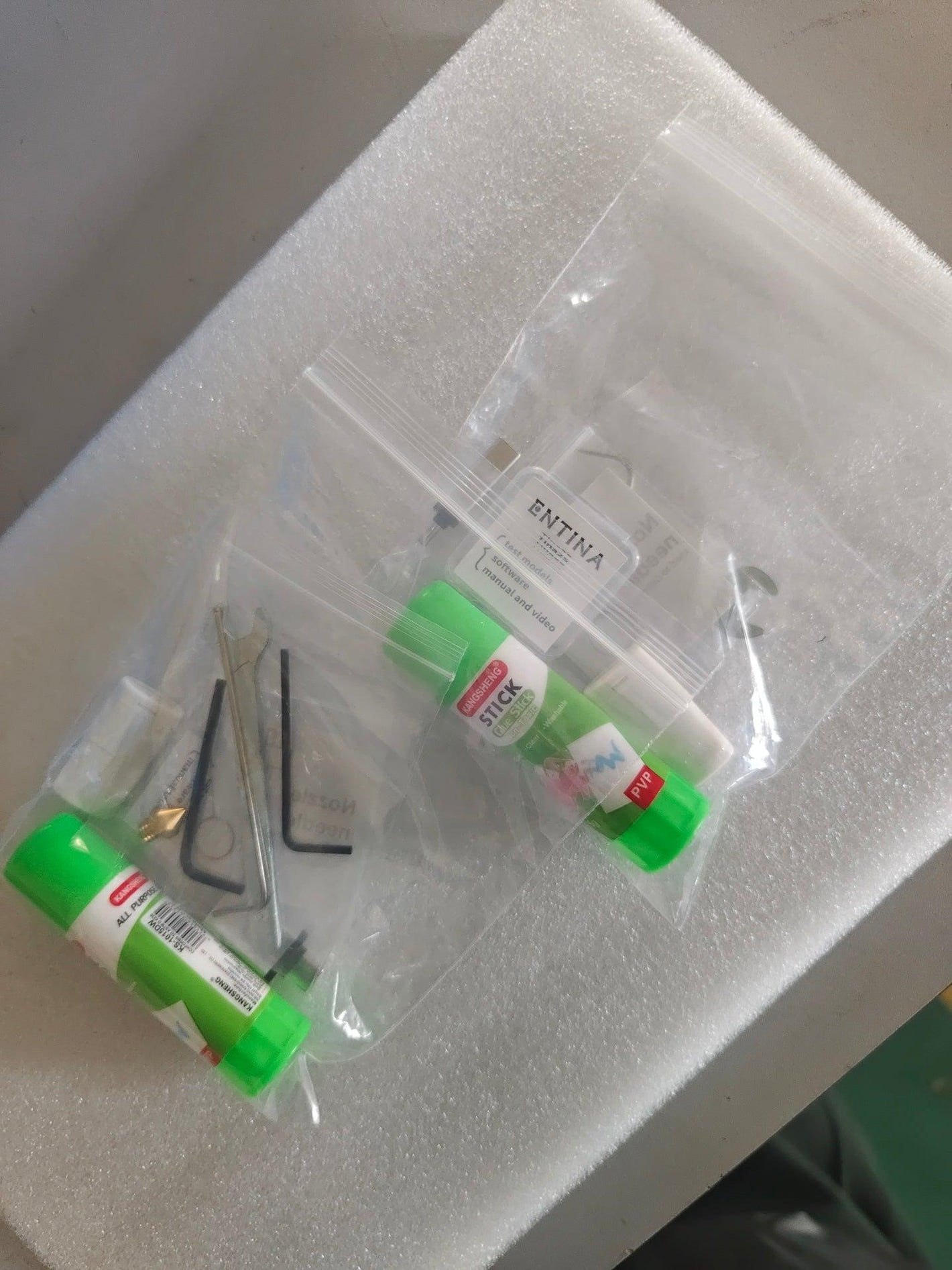 Entina Tina2 Accessory Kit *1, includes TF card, card reader, converter, wrench - ENTINA