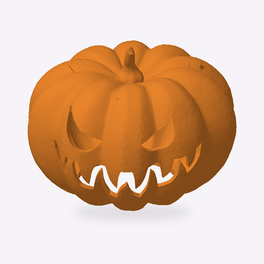 Smiley Pumpkin Lantern