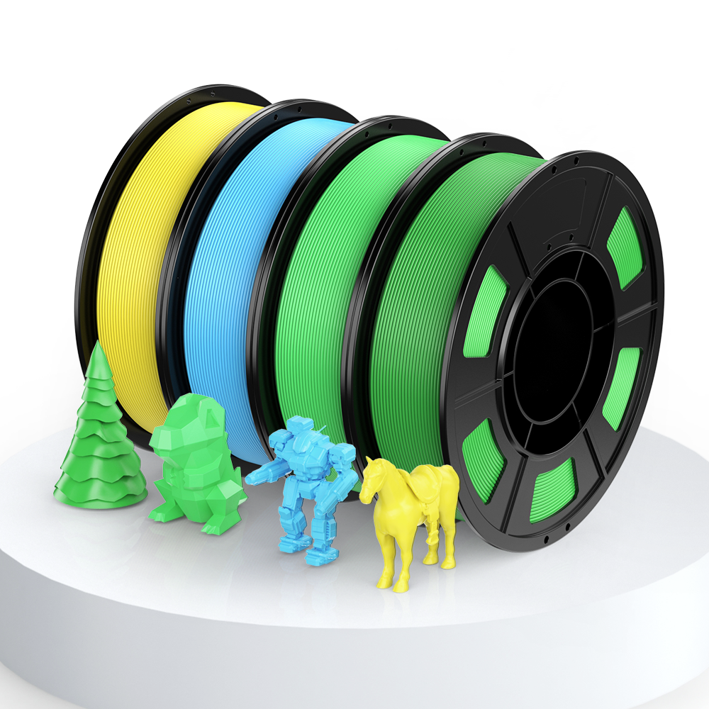 PLA - verde/amarillo/verde brillante/azul cielo 250 g*4