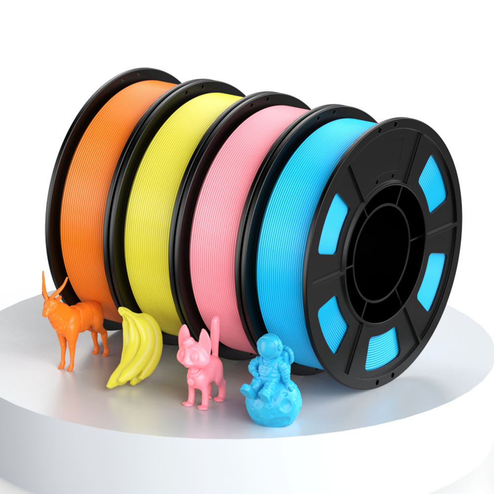 PLA Orange Yellow Blue Pink
