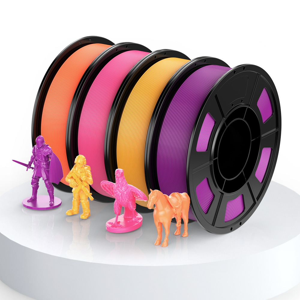 PLA Pink Purple Golden Orange