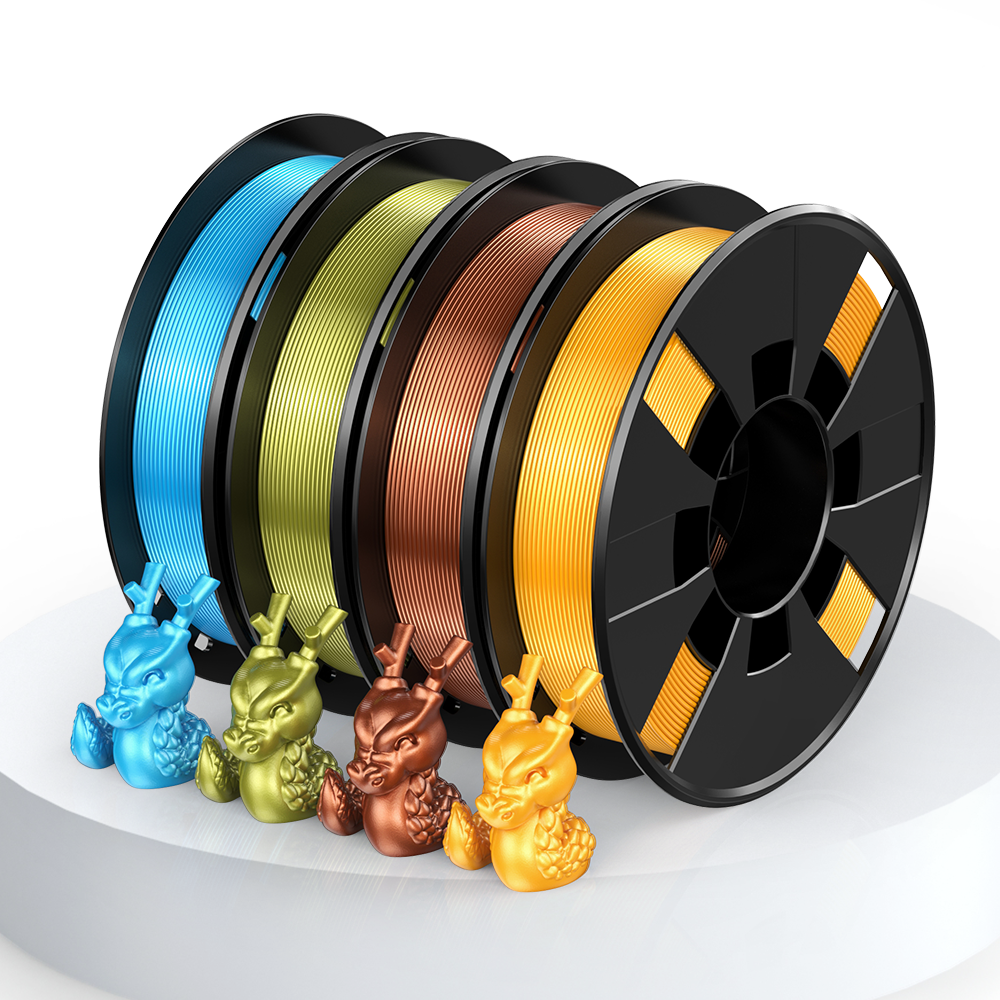 PLA Silk RedCopper Bronze Gold SkyBlue