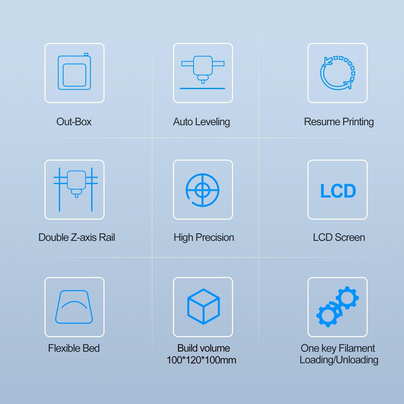 Tina2 3D Printer - ENTINA