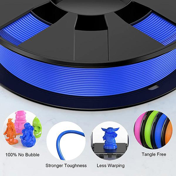 PLA- Bright Green/Orange/Sapphire Blue/Pink 200g*4 - ENTINA