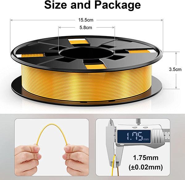 Silk- Red Copper/Bronze/Gold/Sky Blue 200g*4 (25% off) - ENTINA